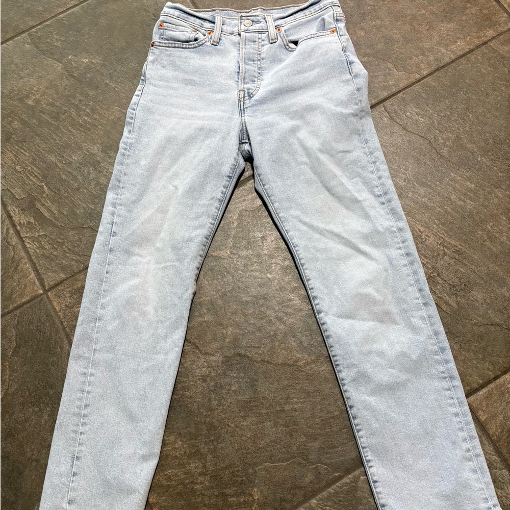 Levi's Light Blue Straight Leg Jeans